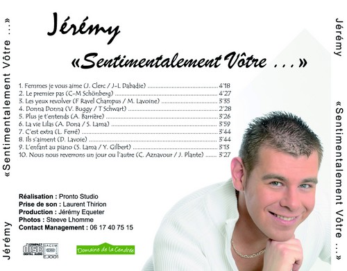 verso pochette album